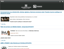 Tablet Screenshot of biblioteca.cordoba.es