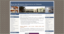 Desktop Screenshot of blog.biblioteca.cordoba.es