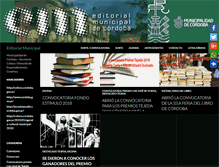 Tablet Screenshot of oficinadeletras.cordoba.gov.ar